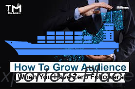 How can I grow my website with zero followers?
