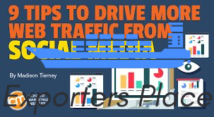 How can I use social media to increase website traffic?